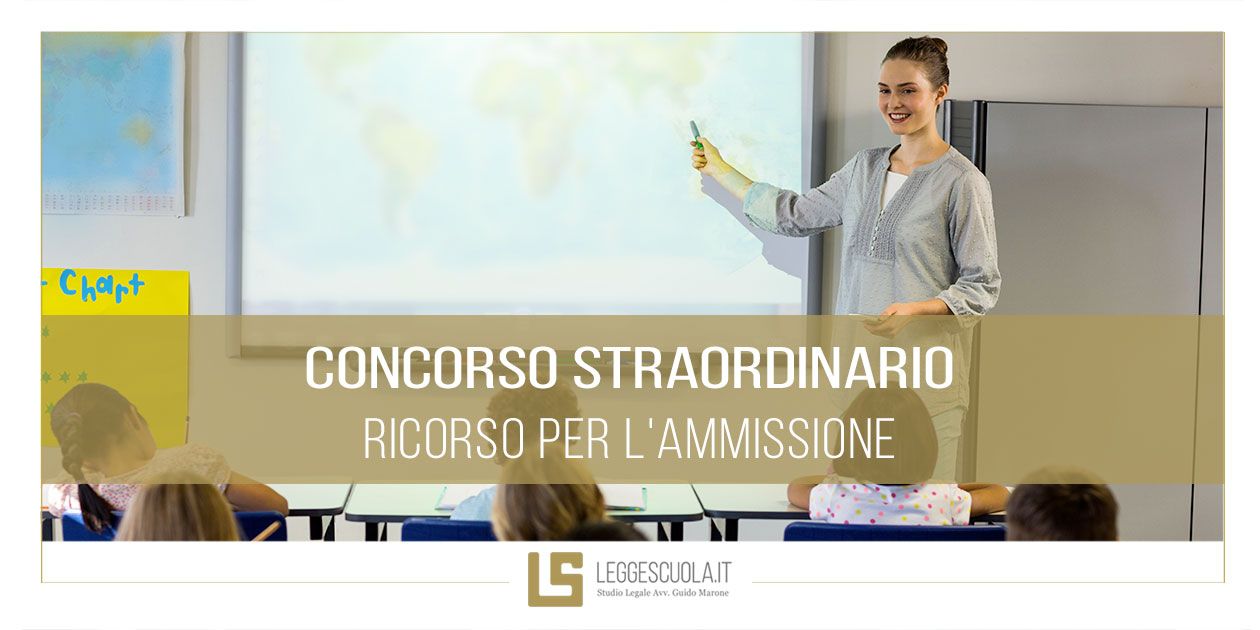 Concorso Straordinario 2023 Ricorso Per Ammissione Servizio