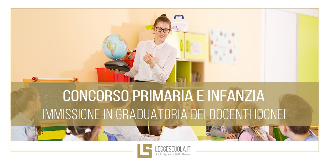 Concorso Primaria E Infanzia - Idonei - Immissione In Graduatoria ...